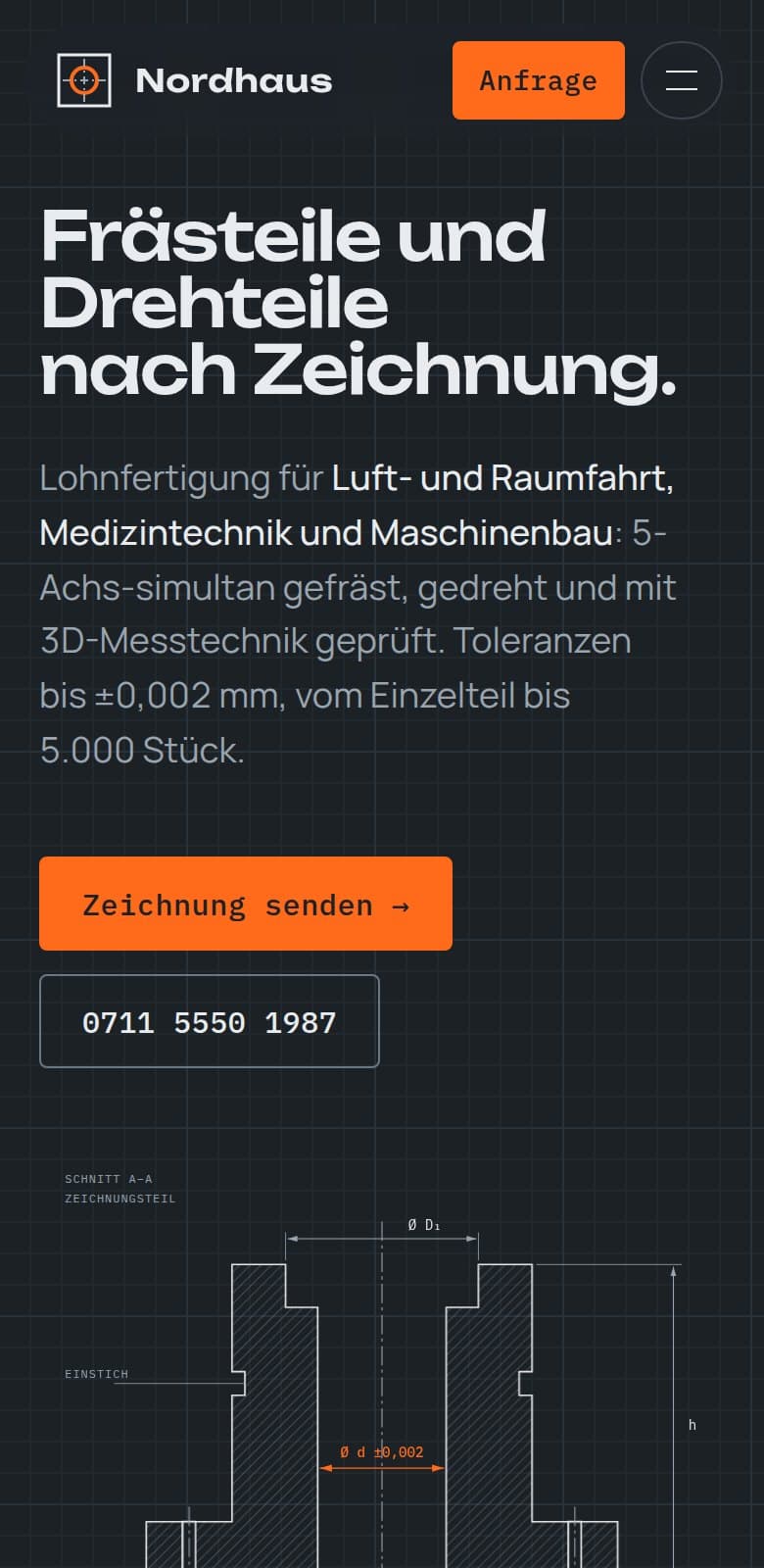 A real site, made from one sentence